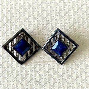 Vintage Yamada Tokyo clip-on earrings